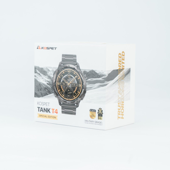 Смарт-годинник KOSPET TANK T4SE BLACK (6978602500607)