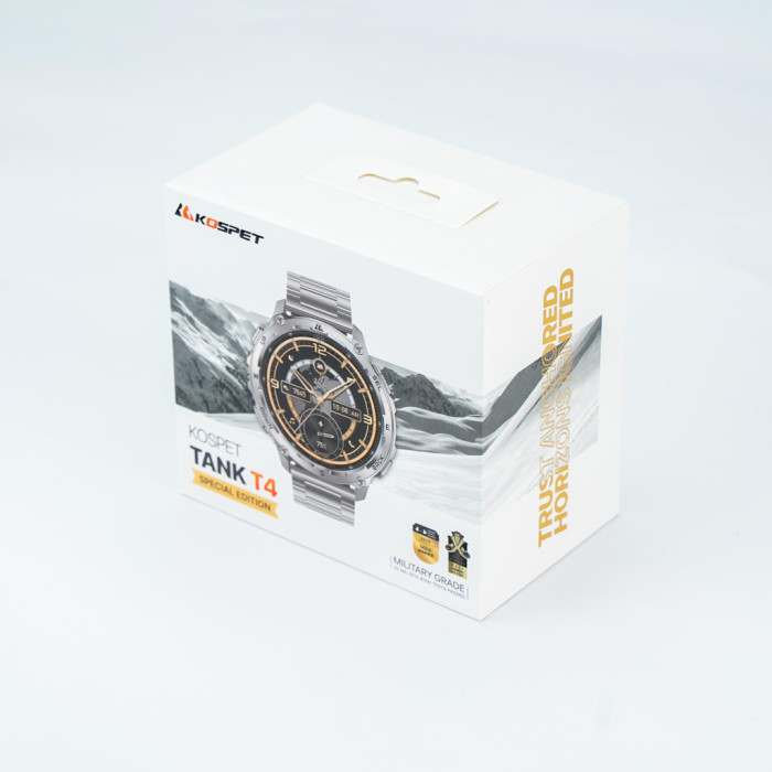Смарт-годинник KOSPET TANK T4SE SILVER (6978602500614)