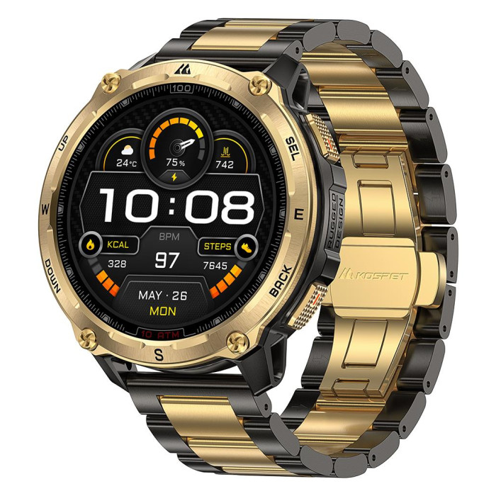 Смарт-годинник KOSPET TANK T4SE GOLD (6978602500621)