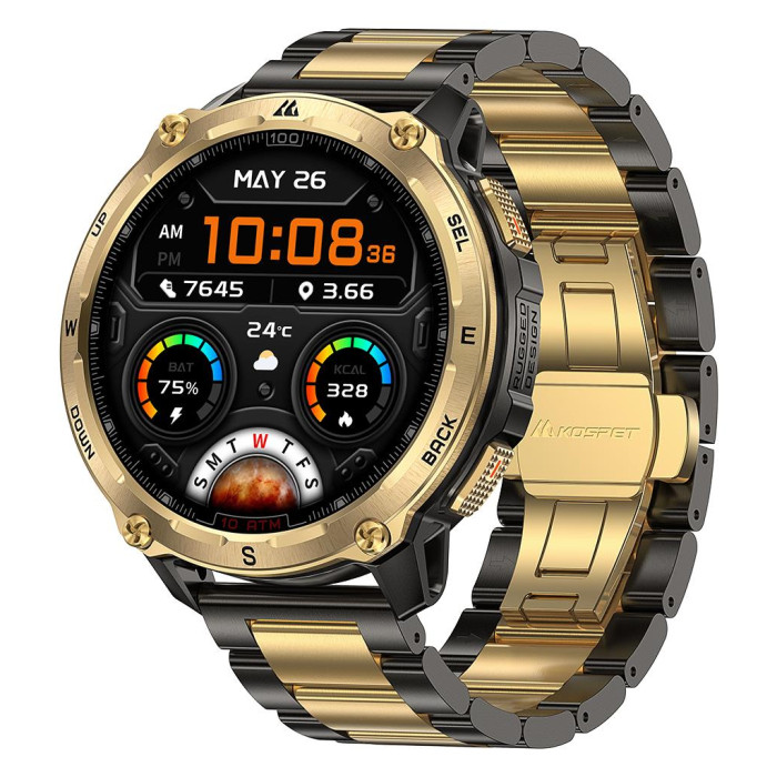 Смарт-годинник KOSPET TANK T4SE GOLD (6978602500621)