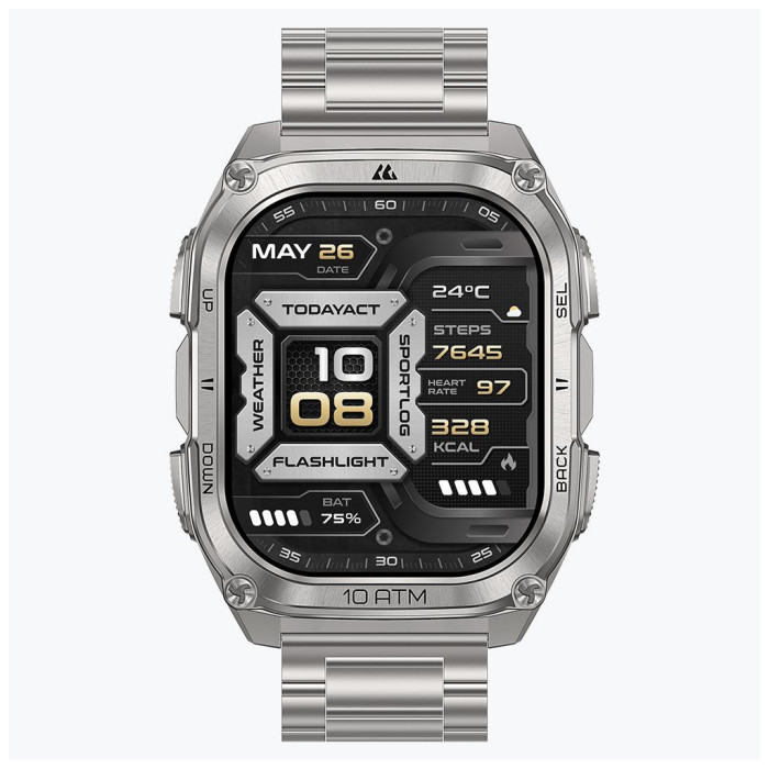 Смарт-годинник KOSPET TANK M4SE SILVER (6978602500638)