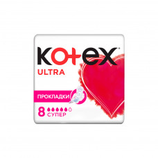 Гігієнічні прокладки Kotex Ultra Super 8 шт. (5029053542645)