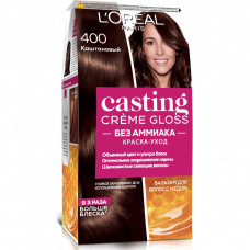 Фарба для волосся L'Oreal Paris Casting Creme Gloss 400 - Каштан 120 мл (3600521119518)