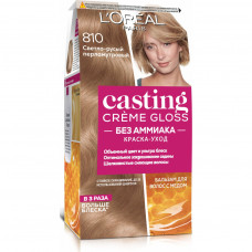 Фарба для волосся L'Oreal Paris Casting Creme Gloss 810-Світло-русявий перламутровий 120 мл (3600521119617)