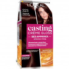 Фарба для волосся L'Oreal Paris Casting Creme Gloss 323 - Чорний шоколад 120 мл (3600521366738)