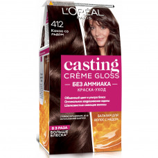 Фарба для волосся L'Oreal Paris Casting Creme Gloss 412 - Какао з льодом 120 мл (3600521988756)