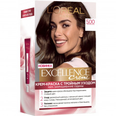 Фарба для волосся L'Oreal Paris Excellence 5.00 Світло-каштановий (3600523781126)