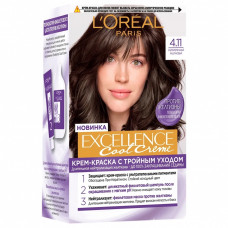 Фарба для волосся L'Oreal Paris Excellence Cool Creme 4.11 Ультрапопелястий каштановий (3600523943067)