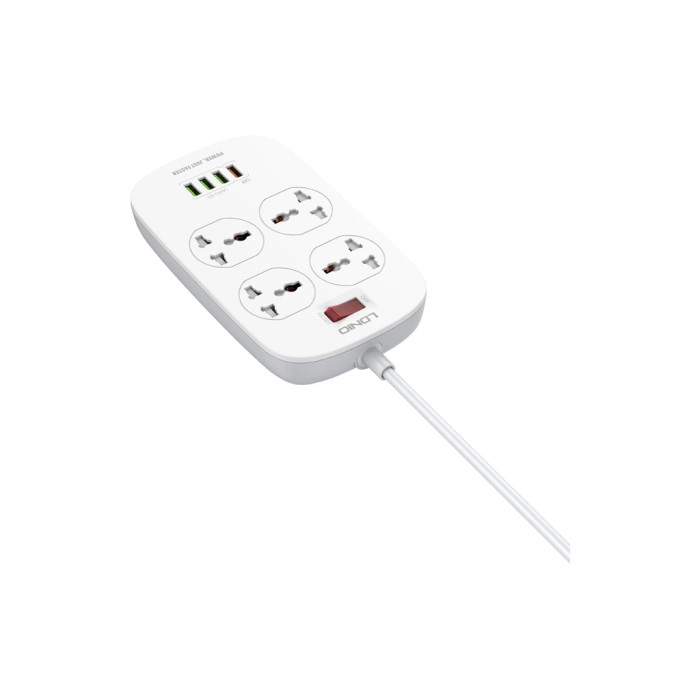 Мережевий фільтр живлення LDNIO SC4407Q 4роз. 4USB 2м (SC4407Q)