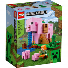 Конструктор LEGO Minecraft Будинок-свиня 490 деталей (21170)