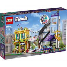 Конструктор LEGO Friends Квіткові та дизайнерські крамниці у центрі міста 2010 деталей (41732)