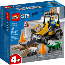 Конструктор LEGO City Great Vehicles Пікап для дорожніх робіт 58 деталей (60284)