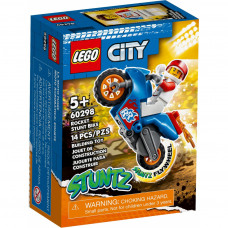 Конструктор LEGO City Stunt Реактивний трюковий мотоцикл 14 деталей (60298)