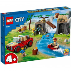 Конструктор LEGO City Рятувальний позашляховик для звірів 157 деталей (60301)