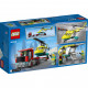 Конструктор LEGO City Перевезення рятувального вертольота 215 деталей (60343)