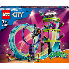 Конструктор LEGO City Stuntz Неймовірне завдання для каскадерів 385 деталей (60361)