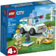 Конструктор LEGO City Фургон ветеринарної швидкої допомоги 58 деталей (60382)