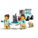 Конструктор LEGO City Фургон ветеринарної швидкої допомоги 58 деталей (60382)