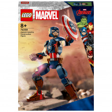 Конструктор LEGO Marvel Фігурка Капітана Америка для складання 310 деталей (76258)