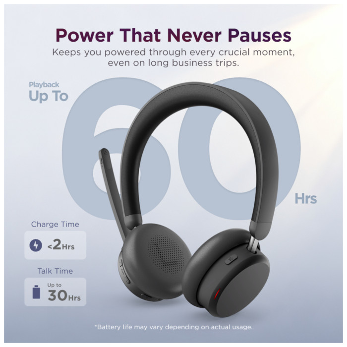 Навушники Lenovo Dual-Mode Wireless ANC 6550 Black (4XD1S19777)