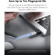 USB флеш накопичувач Lexar 256GB JumpDrive Fingerprint F35 Pro USB 3.2 (LJDF35P256G-RNBNG)