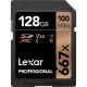 Карта пам'яті Lexar 128GB SDXC class 10 UHS-I U3 V30 667x Professional (LSD128B667)