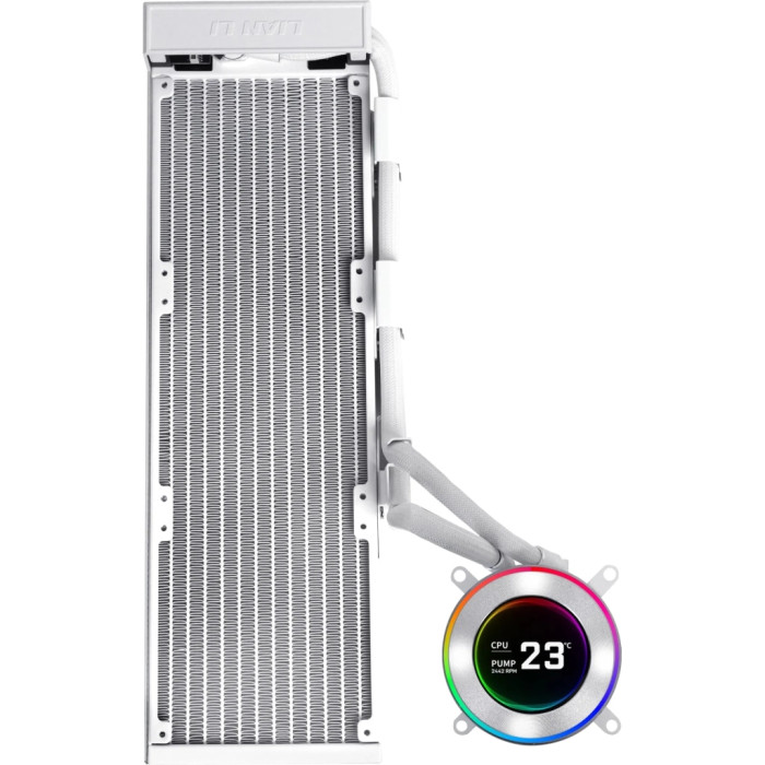 Система рідинного охолодження Lian Li HydroShift II LCD-C 360CL, White (G89.GHS2LCD36RW.00)