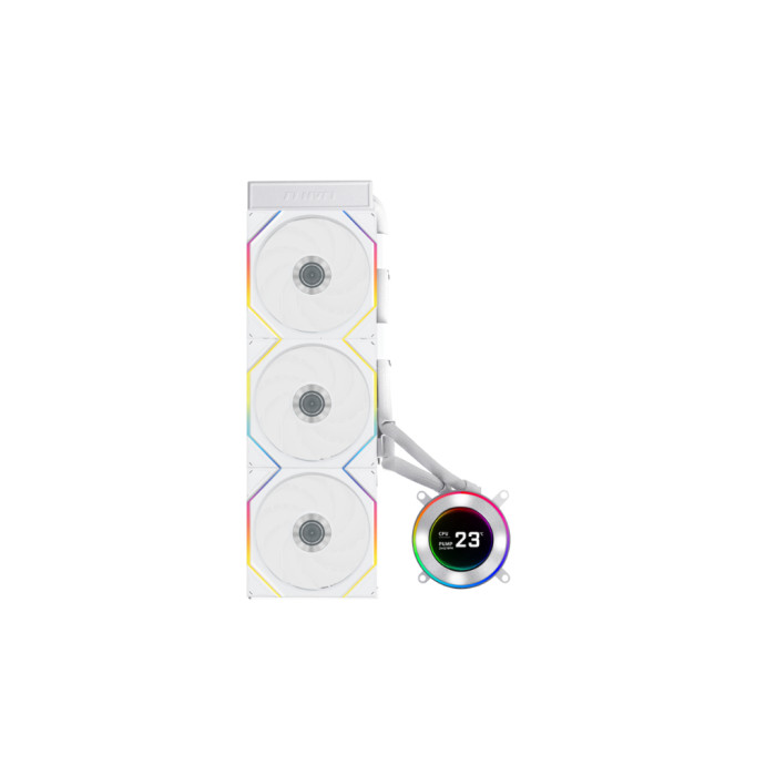 Система рідинного охолодження Lian Li HydroShift II LCD-C 360 FANLESS White (G89.GHS2LCD36W.00)