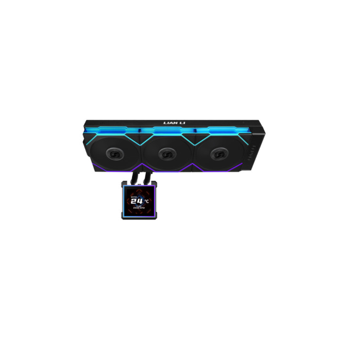 Система рідинного охолодження Lian Li HydroShift II LCD-S 360CL Black (G89.GHS2LCDS36CB.00)