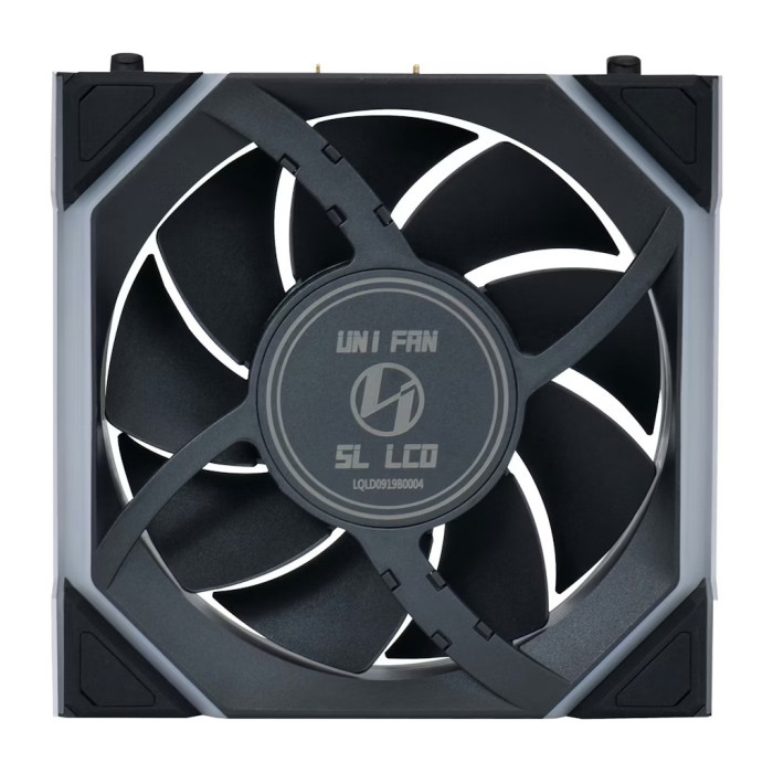 Кулер до корпусу Lian Li UNI Fan SL WIRELESS LCD 120-1, Black (G99.12SLLCD1W1B.00)