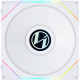 Кулер до корпусу Lian Li TLLCD 120-3, White Cooler (G99.12TLLCD3W.00)