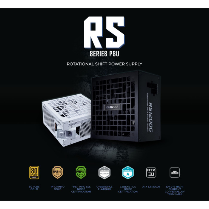 Блок живлення Lian Li 1200W RS Gold (G9P.RS1200G.WH00.EU)