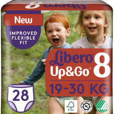 Підгузок Libero Up&Go Розмір 8 (19-30 кг) 28 шт (7322541091662)