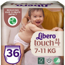 Підгузок Libero Touch 4 7-11 кг 36 шт (7322541091839)