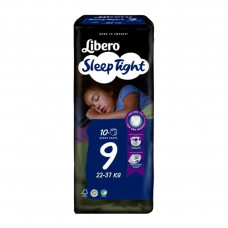 Підгузок Libero Sleep Tight Розмір 9 (22-37 кг) 10 шт (7322541180786)