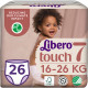 Підгузок Libero Touch Pants Розмір 7 (16-26 кг) 26 шт (7322541739786)