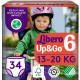 Підгузок Libero Up&Go Розмір 6 (13-20 кг) 34 шт (7322541742861)