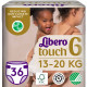 Підгузок Libero Touch Розмір 6 (13-20 кг) 36 шт (7322541750255)