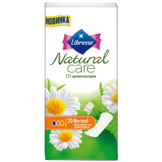 Щоденні прокладки Libresse Natural Care Pantyliners Normal 20 шт (7322540523249)