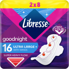 Гігієнічні прокладки Libresse Ultra Goodnight Large 16 шт. (7322540960273)