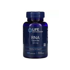 Вітамінно-мінеральний комплекс Life Extension Рибонуклеїнова кислота, RNA Capsules, 500 мг, 100 капсул (LEX-07010)