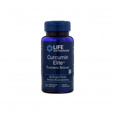 Трави Life Extension Екстракт куркуми, Curcumin Elite, 30 рослинних капсул (LEX-24673)