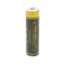 Акумулятор 18650 4000mah (3800-4000mah), Protected, 3.7V(2.75-4.2V) Liitokala (King-4000PCB)