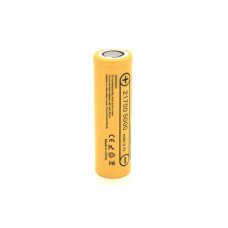 Акумулятор 21700 5000mah, (4700-5100mah) 15A, 3.7V(2.5-4.2V), Yellow Liitokala (Lii-50E / 23384)