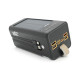 Батарея універсальна Linkage 50000mAh, Solar, 22.5W, cables Туре-С+Lighting, Black (LKP-47)