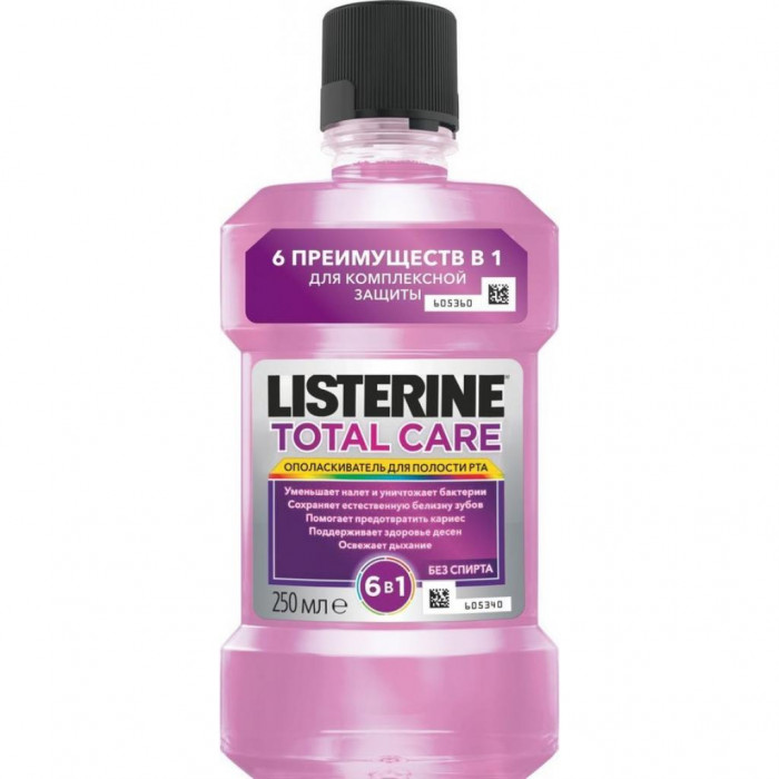 Ополіскувач для порожнини рота Listerine Total Care 250 мл (3574661139050/3574661104522)