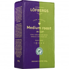 Кава Lofbergs Medium Roast In Cup 250 г (7310050012476)