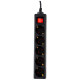 Мережевий фільтр живлення Logan SFB5-3, 5 розеток, 3м (SFB5-3)