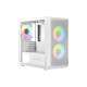 Корпус для ПК Logic concept PORTOS MESH+GLASS ARGB fans 3x120mm WHITE (AM-PORTOS-20-0000000-0002)