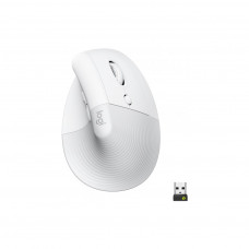 Мишка Logitech Lift Vertical Ergonomic Wireless/Bluetooth White (910-006475)